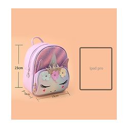 Babyhug Kitty Fashion Backpack Free Size - Purple