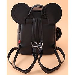 Babyhug Bow Applique Fashion Backpack - Black