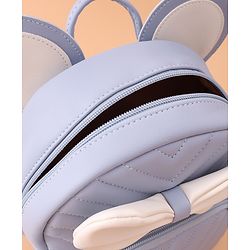 Babyhug Bow Applique Fashion Backpack - Black