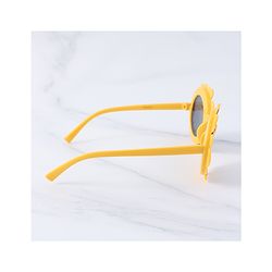 Babyhug Sunglasses with Flower Frame  Free Size - Yellow