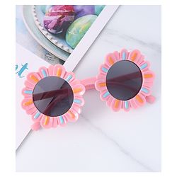 Babyhug Sunglasses with Floral Frame Free Size - Pink