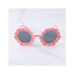 Babyhug Sunglasses with Floral Frame Free Size - Pink