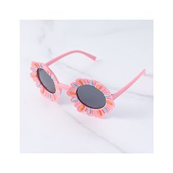 Babyhug Sunglasses with Floral Frame Free Size - Pink