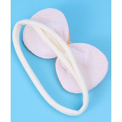 Babyhug Headbands with Bow Applique Pack of 3 Free Size - Blue Pink & Orange