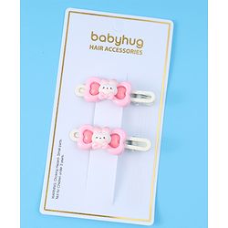 Babyhug Hair Pins And Clips Purple - Multicolor