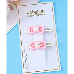 Babyhug Hair Pins And Clips Purple - Multicolor