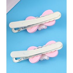 Babyhug Hair Pins And Clips Purple - Multicolor