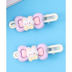 Babyhug Hair Pins And Clips Purple - Multicolor