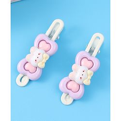 Babyhug Hair Pins And Clips Purple - Multicolor
