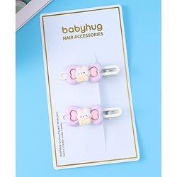 Babyhug Hair Pins And Clips Purple - Multicolor
