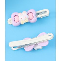 Babyhug Hair Pins And Clips Purple - Multicolor