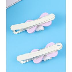 Babyhug Hair Pins And Clips Purple - Multicolor