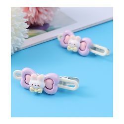 Babyhug Hair Pins And Clips Purple - Multicolor