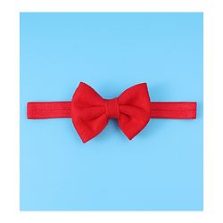 Babyhug Headbands With Bow & Floral Applique Pack Of 3 - Red