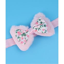 Babyhug Headbands With Bow & Floral Applique Pack Of 3 - Pink