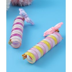 Babyhug Free Size Rubber Bands Sets with Applique Pack of 2 - Multicolor