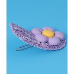Babyhug Hair Pins And Snap Clips With Floral Applique Pack of 5 - Multicolour