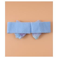 Babyhug Free Size Headbands With Bow Applique Pack of 3 - Pink Purple & Blue