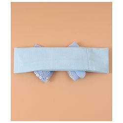 Pine Kids Free Size Headbands With Sequins Bow Applique Pack of 3 - Pink Blue & Purple