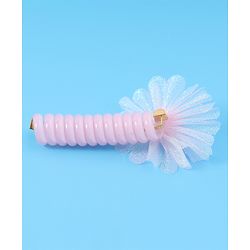 Babyhug Hair Accessories Combo Set with Floral Applique Pack of 14 Free Size - Pink