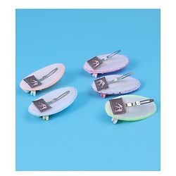 Babyhug Free Size Snap Clips with Bow Applique Pack of 5 -   Multicolor