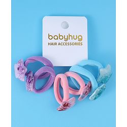 Babyhug Rubber Bands & Scrunchies Sets  Free Size - Multi Color