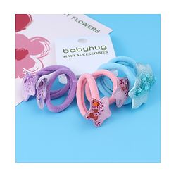 Babyhug Rubber Bands & Scrunchies Sets  Free Size - Multi Color