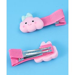 Babyhug Free Size Bow & Butterfly Clips Pack of 3 - Purple