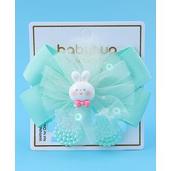 Babyhug Bow & Butterfly Clips Free Size Pack of 2 - Green