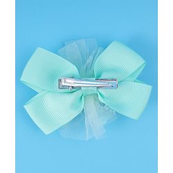 Babyhug Bow & Butterfly Clips Free Size Pack of 2 - Green
