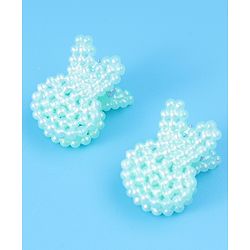 Babyhug Bow & Butterfly Clips Free Size Pack of 2 - Green
