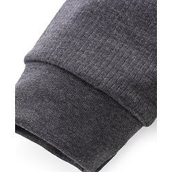 Babyhug Full Length Thermal Bottom Solid Colour - Dark Grey