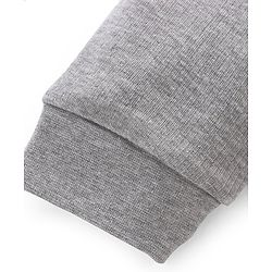 Babyhug Full Length Thermal Bottom Wear Solid Colour - Light Grey