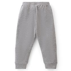 Babyhug Full Length Thermal Bottom Wear Solid Colour - Light Grey