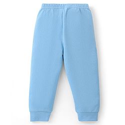 Babyhug Full Length Thermal Bottom Wear Solid Colour - Blue