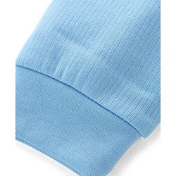 Babyhug Full Length Thermal Bottom Wear Solid Colour - Blue
