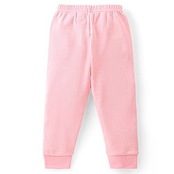 Babyhug Full Length Thermal Bottom Wear Solid Colour - Pink