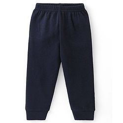 Babyhug Full Length Thermal Bottom Wear Solid Colour- Dark Navy