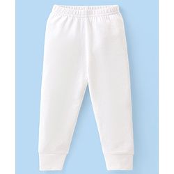 Babyhug Full Length Thermal Bottom Wear Solid Colour- Off White