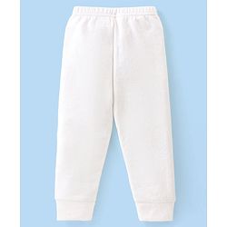 Babyhug Full Length Thermal Bottom Wear Solid Colour- Off White