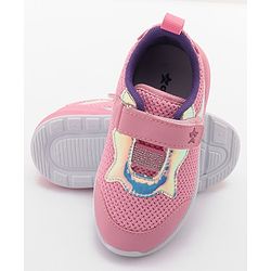 Cute Walk by Babyhug Velcro Closure Sneakers - Light Pink