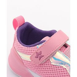 Cute Walk by Babyhug Velcro Closure Sneakers - Light Pink