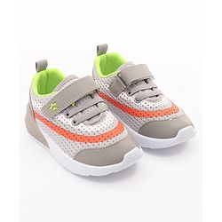 Cute Walk by Babyhug Sneakers with Lace Up Closure - Grey