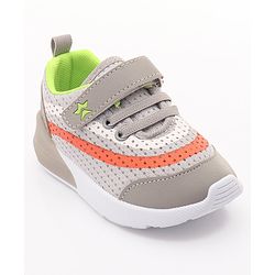 Cute Walk by Babyhug Sneakers with Lace Up Closure - Grey