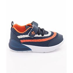Cute Walk by Babyhug Sneakers with Lace Up Closure - Navy Blue