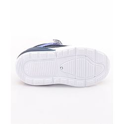 Cute Walk by Babyhug Slip On Sneakers with Velcro Closure - Navy Blue