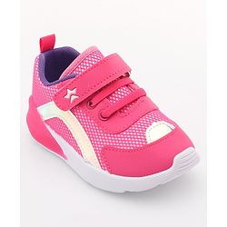 Cute Walk by Babyhug Slip On Sneakers with Velcro Closure - Pink