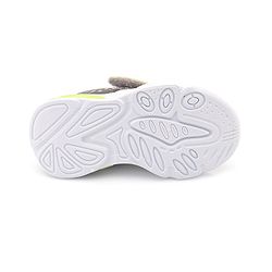 Cute Walk by Babyhug Sneaker with Velcro Closure & Shark Applique - Light Grey