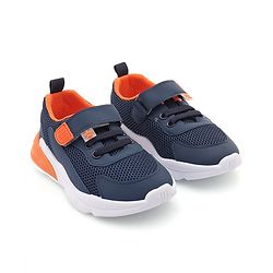 Cute Walk by Babyhug Sneaker Shoes with Velcro Closure - Navy Blue