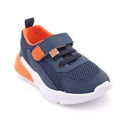 Cute Walk by Babyhug Sneaker Shoes with Velcro Closure - Navy Blue